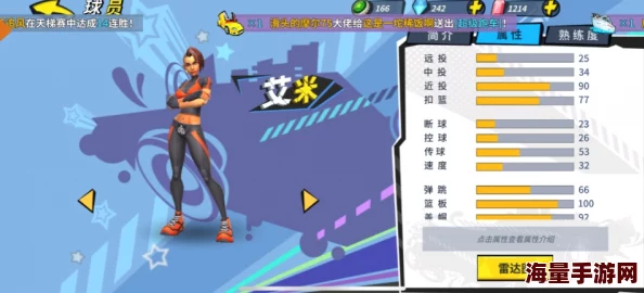 萌妹战将艾米：街篮场上技巧与魅力并蓄的全方位能力剖析