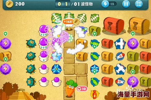 《保卫萝卜4》法老归来挑战：解锁全金萝卜与道具清零的终极通关策略秘籍