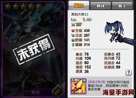 《COS大乱斗》黑岩角色深度解析：属性特长与技能搭配详解指南